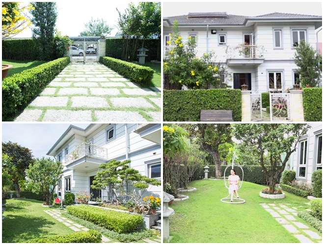 Ngôi nhà bình thường của nữ ca sĩ tiêu tiền không đếm: Không gian xanh mướt, phòng ăn xây cả bể cá-2