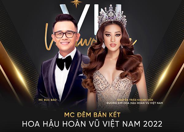 Đức Bảo, Khánh Vân làm MC bán kết Hoa hậu Hoàn vũ Việt Nam 2022-2
