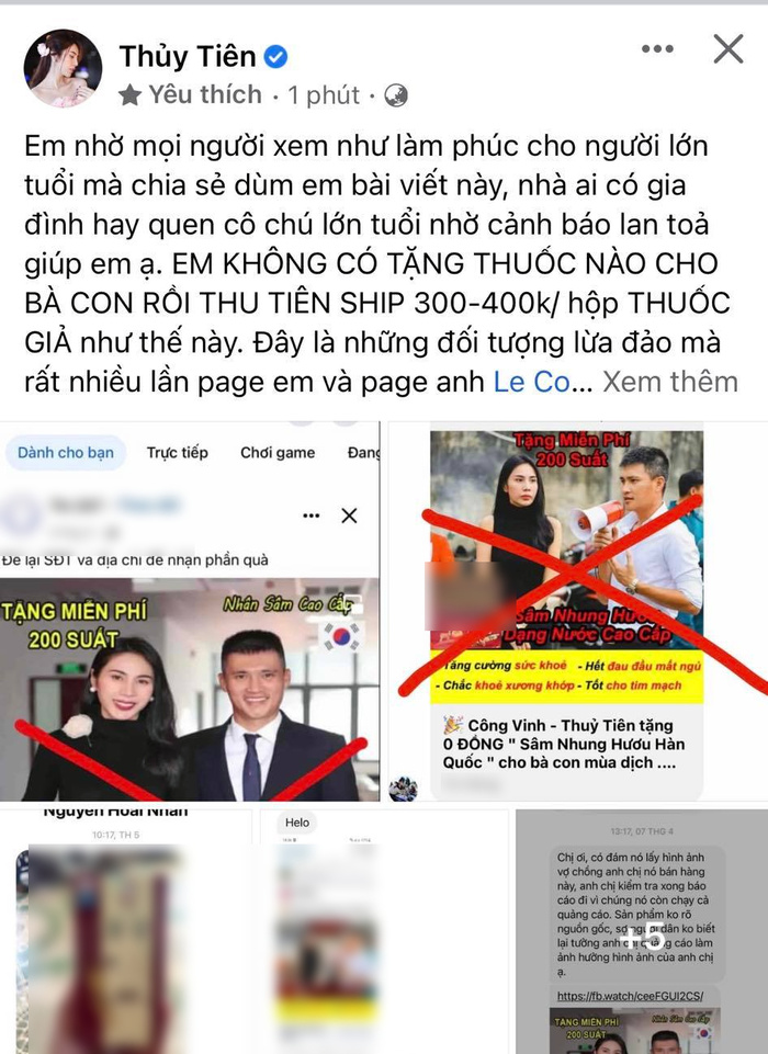 Thủy Tiên lại bị mạo danh lừa tiền, bức xúc lên tiếng: Làm bất thiện sớm muộn gì cũng phải trả giá-2