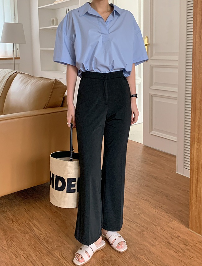 Phụ nữ Hàn chứng minh quần âu + sandal là công thức hoàn hảo để mặc đến công sở-14