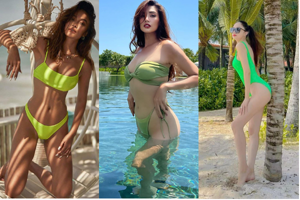 Ham hố xuyên thấu, Hoa hậu Tiểu Vy lộ 2 miếng mút ngực lù lù-7