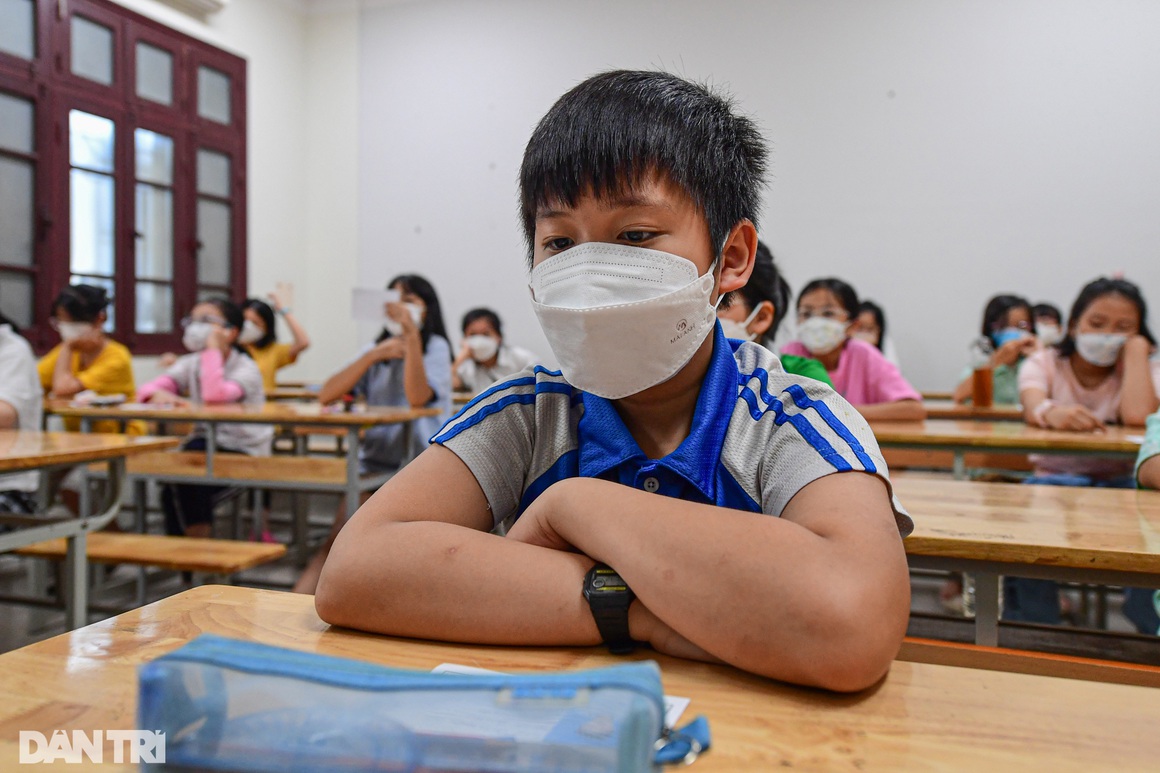 Căng như dây đàn kỳ thi ở trường có tỷ lệ chọi vào lớp 6 cao nhất HN-15