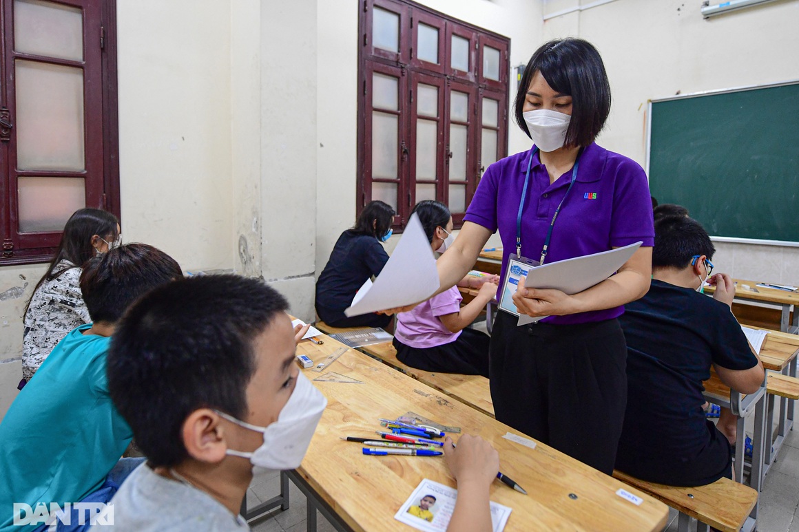 Căng như dây đàn kỳ thi ở trường có tỷ lệ chọi vào lớp 6 cao nhất HN-13