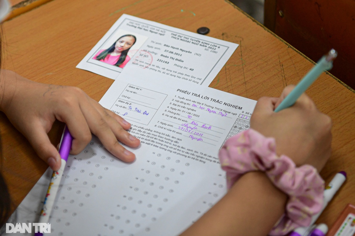 Căng như dây đàn kỳ thi ở trường có tỷ lệ chọi vào lớp 6 cao nhất HN-12