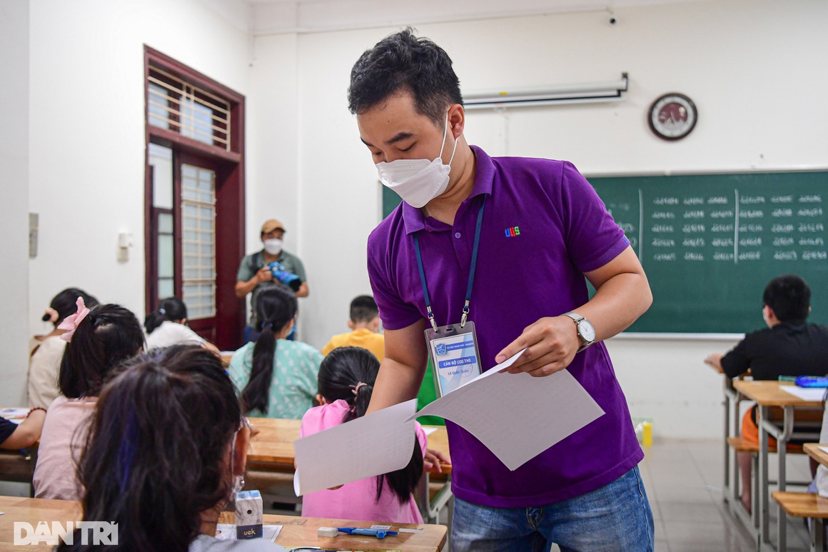 Căng như dây đàn kỳ thi ở trường có tỷ lệ chọi vào lớp 6 cao nhất HN-11