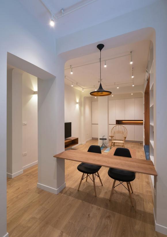 Hồi sinh nhà tập thể cũ thành không gian sống trẻ trung, hiện đại-5