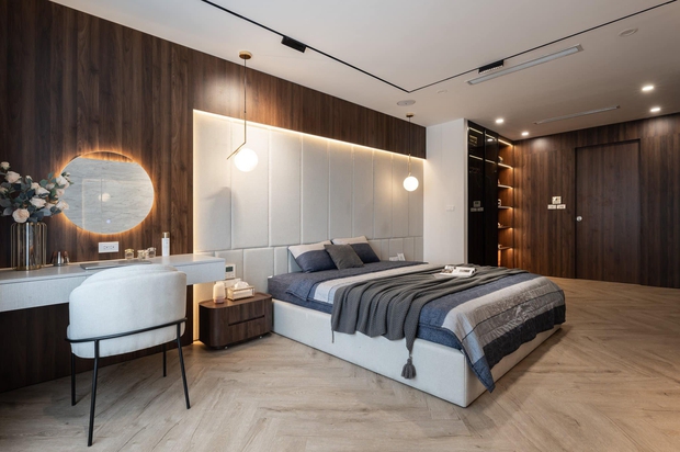 Căn hộ 160m² với 3 phòng ngủ theo phong cách luxury hết chi phí 3 tỷ của cặp vợ chồng ở Hà Nội-9