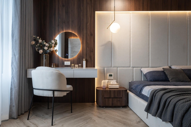 Căn hộ 160m² với 3 phòng ngủ theo phong cách luxury hết chi phí 3 tỷ của cặp vợ chồng ở Hà Nội-12