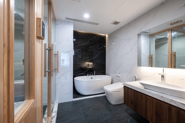 Căn hộ 160m² với 3 phòng ngủ theo phong cách luxury hết chi phí 3 tỷ của cặp vợ chồng ở Hà Nội-17