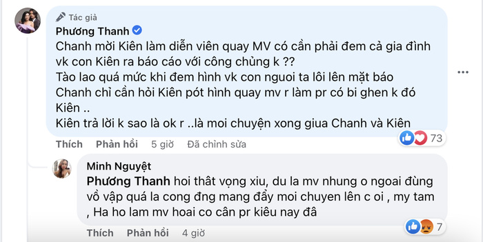 Bị dân mạng ném đá vì “giả vờ yêu” trai trẻ để PR, ca sĩ Phương Thanh bất ngờ lên tiếng