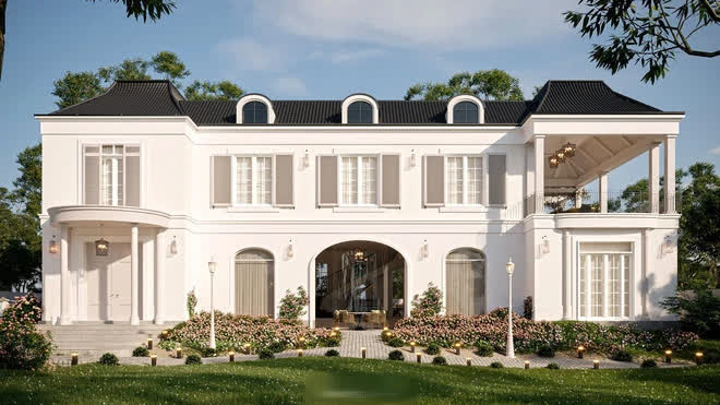 Choáng với biệt thự như lâu đài của diễn viên hài Vân Dung-1