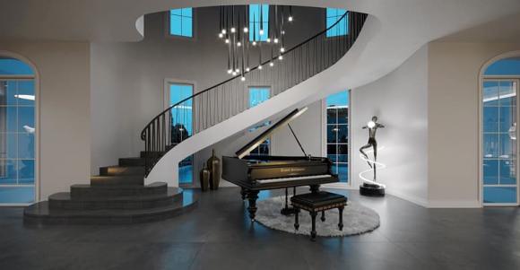 Choáng với biệt thự như lâu đài của diễn viên hài Vân Dung-10