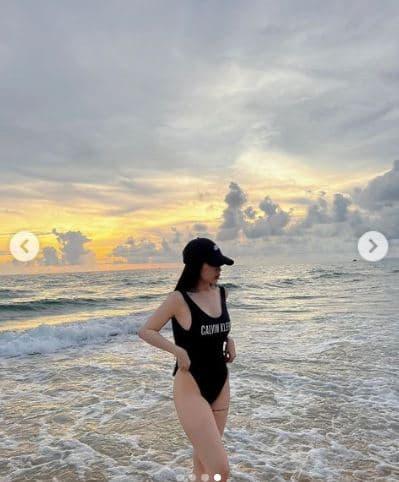 Con gái Minh Nhựa tung loạt ảnh nóng bỏng khi diện đồ bơi, vóc dáng nuột nà khiến dân tình phát ghen-4