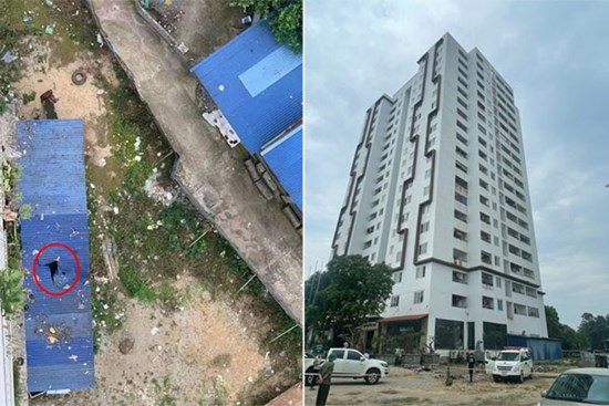 Nam thanh niên rơi từ tầng 11 là cán bộ công an TP Thái Nguyên