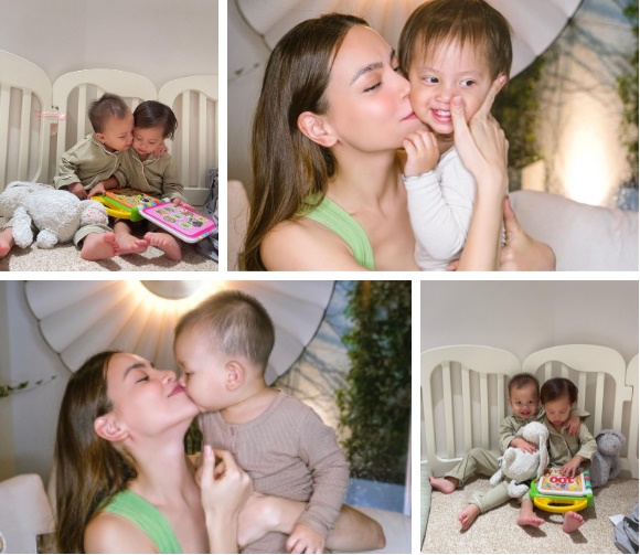 Được mẹ Hồ Ngọc Hà truyền nghề, Lisa bắn tiếng Anh như gió còn cậu út Leon thì chỉ thích hát leo và phá đám!-1