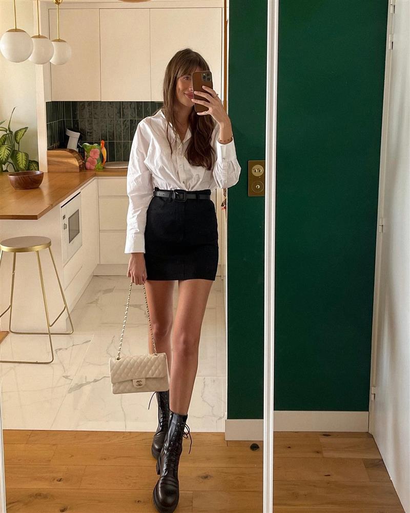 Phụ nữ Pháp gợi ý 13 cách mặc áo sơ mi trắng thanh lịch, sành điệu xuất sắc-4