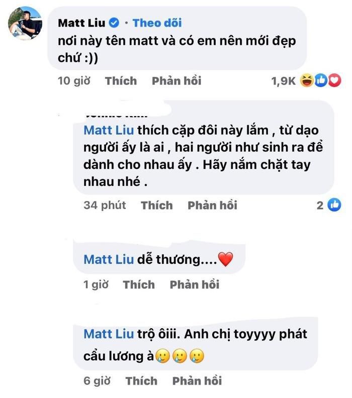 Chỉ một câu nói, Matt Liu ngầm phủ nhận tin đồn chia tay Hương Giang-2