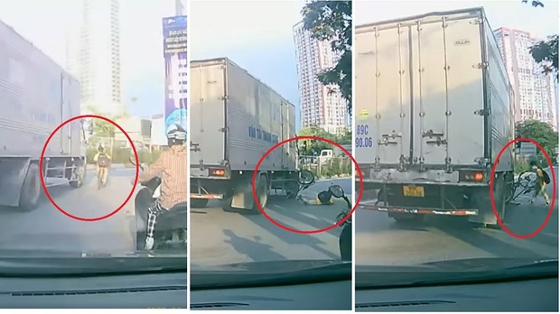 Bé trai đi xe đạp gặp tai nạn, cách ứng xử của người đi đường khiến dân mạng nhắc tới từ vô cảm-1