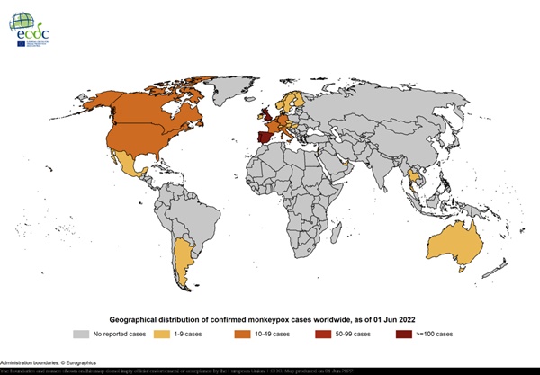 Đậu mùa khỉ: 2.400 ca toàn cầu, 66 ca tử vong, WHO cảnh báo nguy cơ có thực-1