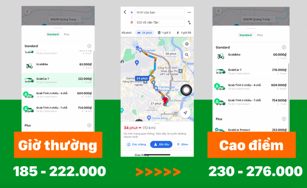 Hành khách than trời vì giá cuớc GrabCar tăng cao hơn cả taxi truyền thống, đặt xe ngày càng khó-3