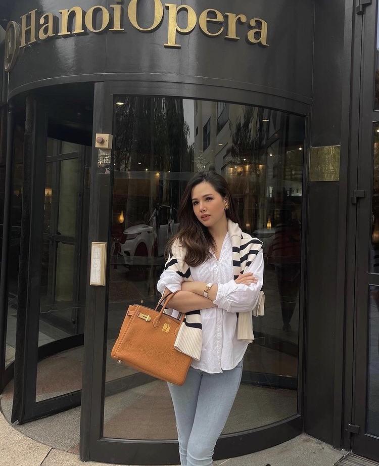 Đàm Thu Trang, Phanh Lee mix đồ cực khéo che bụng mỡ sau sinh-2