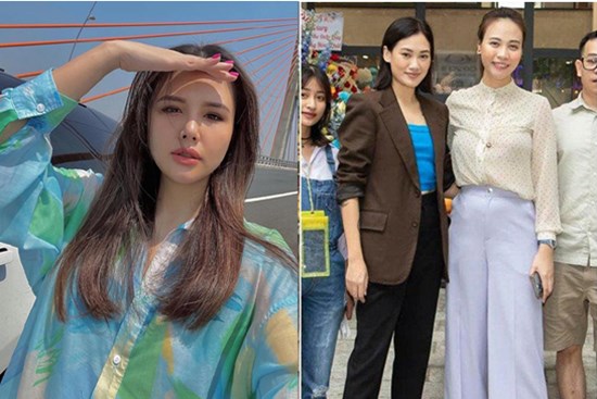 Đàm Thu Trang, Phanh Lee mix đồ cực khéo che bụng mỡ sau sinh