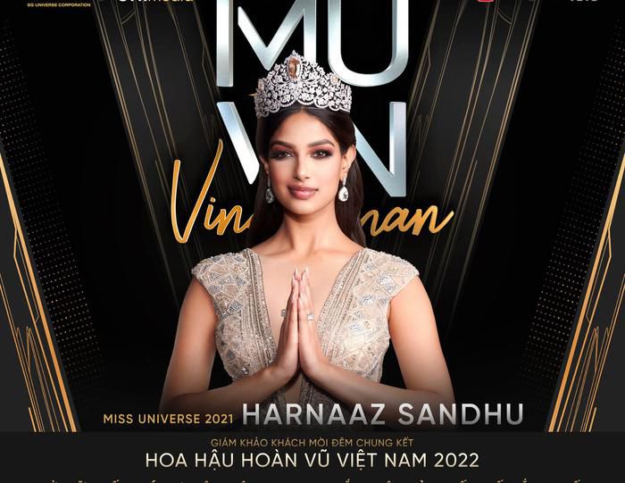 Miss Universe 2021 Harnaaz Sandhu làm giám khảo chung kết Hoa Hậu Hoàn Vũ Việt Nam 2022-1
