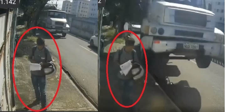 Thanh niên đang nhắn tin trước nhà, hung thần lao tới như cơn lốc và cái kết đứng tim-1