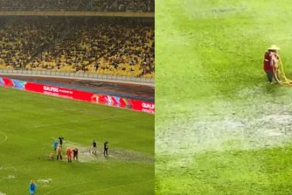 CĐV Malaysia xấu hổ vì SVĐ quốc gia bị chê như đồng ruộng ngập nước-1