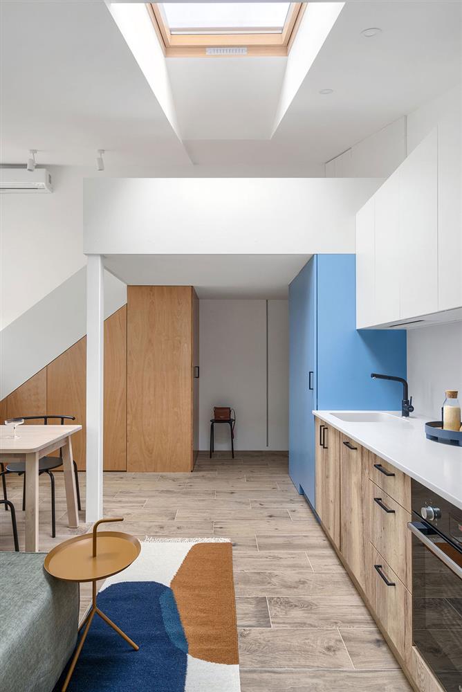 Căn hộ gác mái gây thương nhớ bởi vẻ đẹp hiện đại dù diện tích chỉ vỏn vẹn 30m²-4