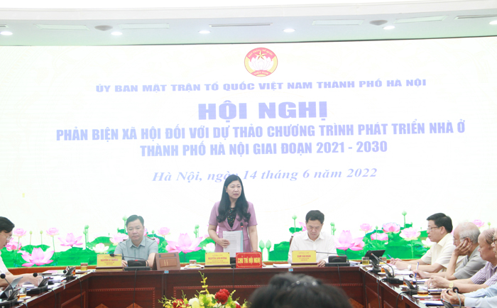 Phản biện xã hội đối với dự thảo Chương trình phát triển nhà ở Thành phố Hà Nội giai đoạn 2021-2030-1
