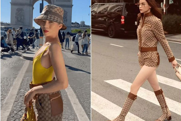 Lệ Quyên - Lâm Bảo Châu diện đồ đôi sặc mùi tiền lẫn tình ở trời Tây-12