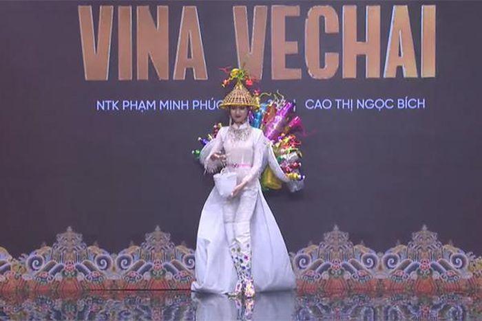 Trang phục dân tộc gây tranh cãi của Hoa hậu Hoàn vũ Việt Nam 2022-1