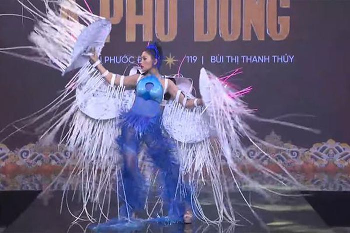 Trang phục dân tộc gây tranh cãi của Hoa hậu Hoàn vũ Việt Nam 2022-4