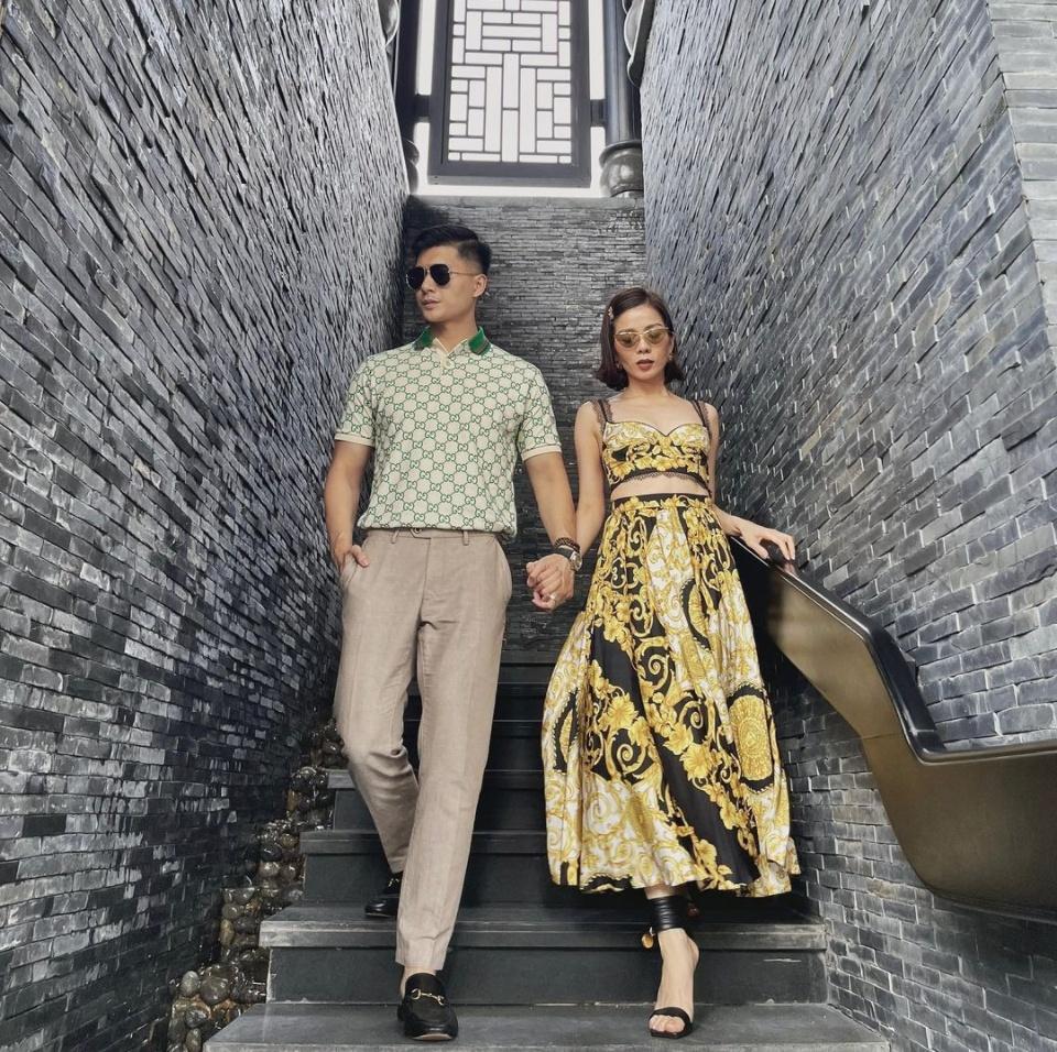 Lệ Quyên - Lâm Bảo Châu diện đồ đôi sặc mùi tiền lẫn tình ở trời Tây-10