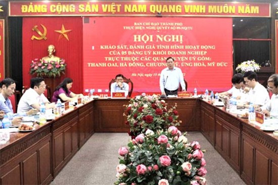 Tăng cường xây dựng Đảng và các đoàn thể trong doanh nghiệp ngoài khu vực nhà nước