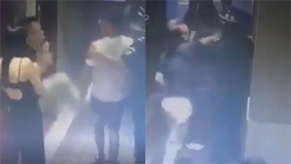 Cặp tình nhân đang trò chuyện, gã đàn ông say xỉn đi qua có hành động khiếm nhã lập tức nhận cái kết đau đớn-2