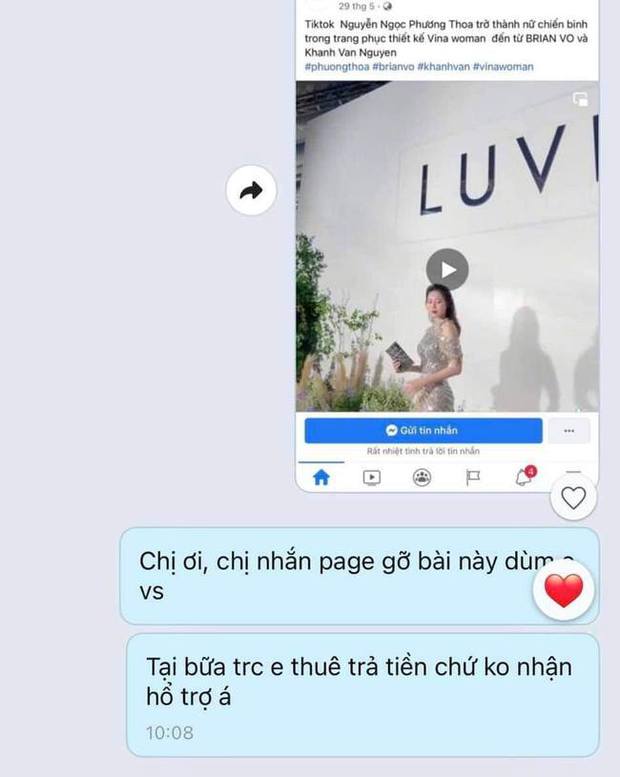 TikToker Nữ chủ tịch đôi co với NTK của HH Khánh Vân vì bị mang hình ảnh đi PR chùa-2