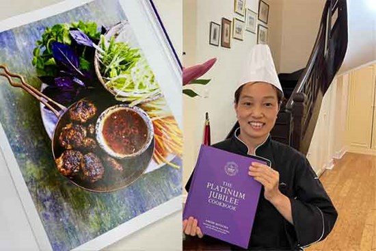 Bún chả Việt Nam vào sách dạy nấu ăn kỷ niệm 70 năm trị vì của Nữ hoàng Anh