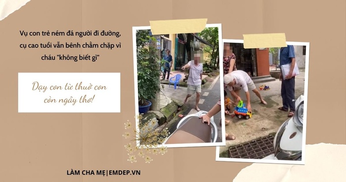 Vụ con trẻ ném đá người đi đường, cụ cao tuổi vẫn bênh chằm chặp vì cháu không biết gì: Dạy con từ thuở con còn ngây thơ!-1