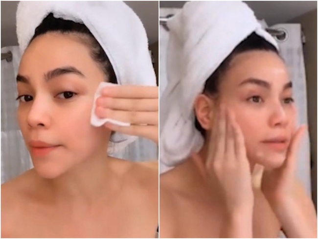 Suốt bao nhiêu năm, Hà Hồ vẫn giữ một thói quen skincare đơn giản-5