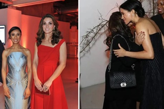 Bức ảnh chưa từng thấy về Meghan Markle dự tiệc cùng Công nương Kate bất ngờ được chia sẻ