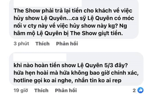 The Show Việt Nam bị quản lý Phương Mỹ Chi tố quỵt tiền cát-xê, khán giả bức xúc không được hoàn tiền vé và còn lơ cả lương ekip?-5