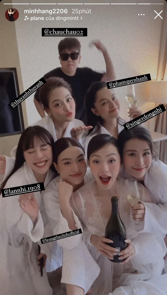 Hội mỹ nhân lộ diện trong đám cưới Minh Hằng: Đông Nhi - Mai Phương Thuý cực xinh, cô dâu chiếm sóng-2