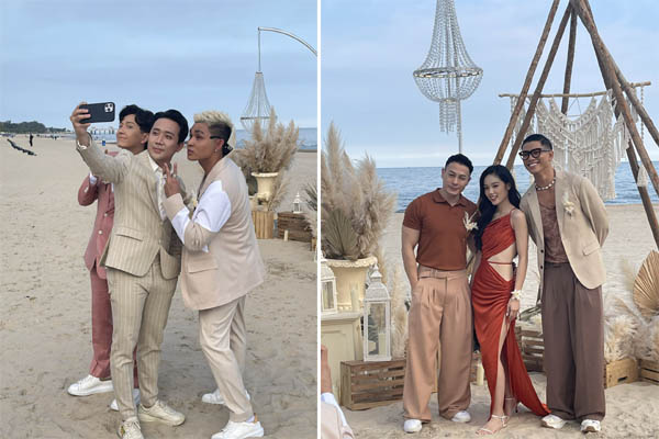 Chồng khóa môi Minh Hằng, choáng ngợp lễ đường từ trên cao-14