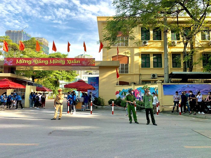 Đảm bảo giao thông thông suốt tại các điểm thi tuyển sinh vào lớp 10 THPT-1