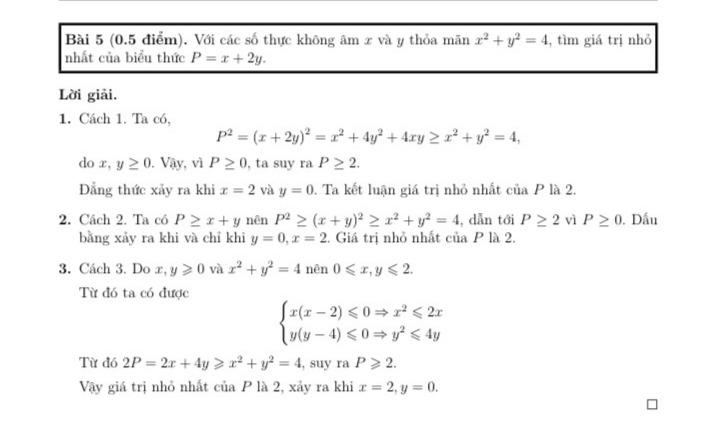 Gợi ý đáp án môn Toán thi vào lớp 10 tại Hà Nội năm 2022-5