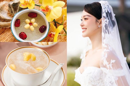 Món tráng miệng trong tiệc cưới Minh Hằng: Cực phẩm bảo trì nhan sắc của phái đẹp