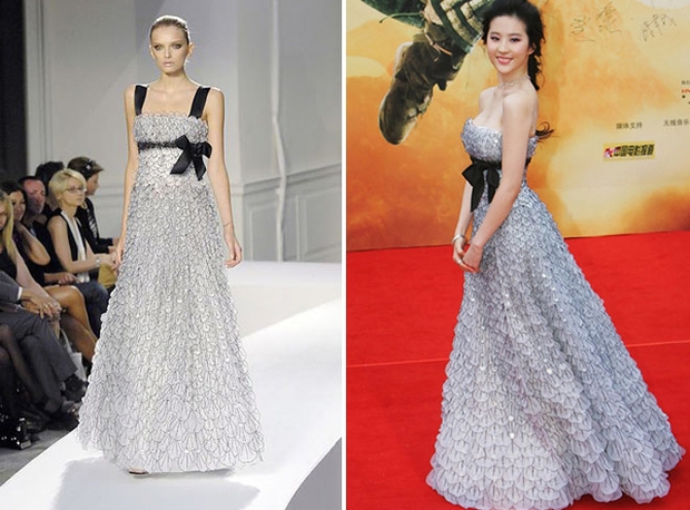 Trước khi trở thành đại sứ Louis Vuitton, Lưu Diệc Phi ăn mặc ra sao mà mang mác Nữ hoàng hàng nhái?-2