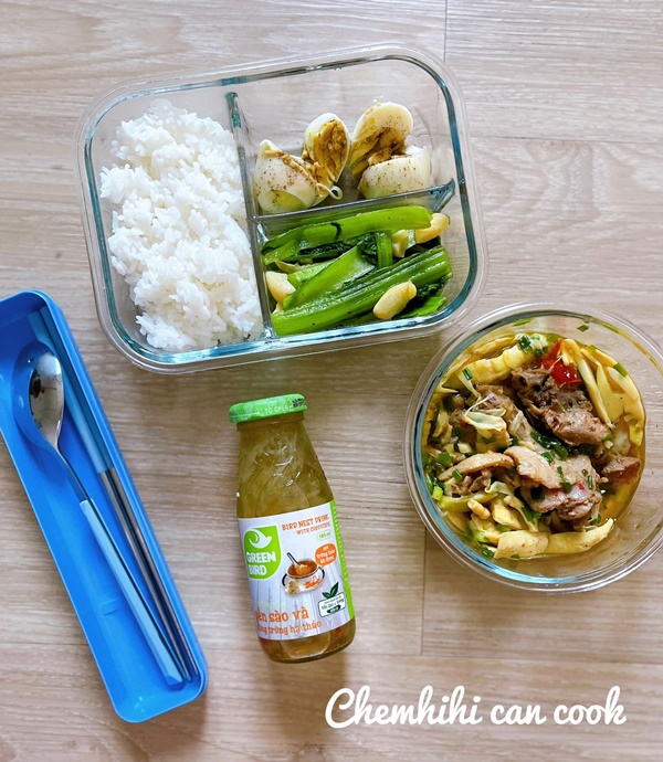 Vợ đảm 9x vào bếp nấu cơm hộp mỗi ngày, mở ra ông xã chỉ muốn ăn ngay lập tức-6